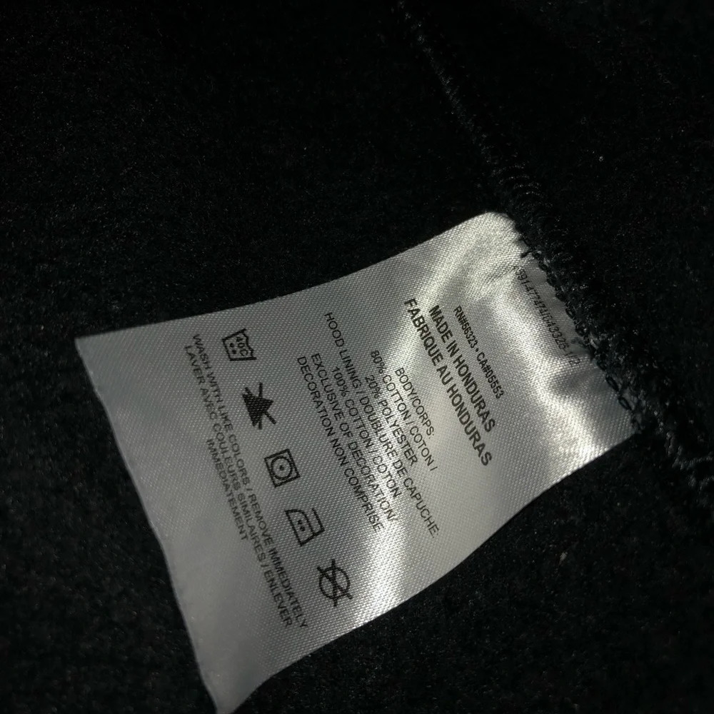 Sold ***!Nike sportswear club fleece pullover hoodie black M - Picture 6 of 6